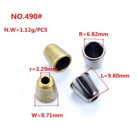 Bronze/Rose Gold/White/Glossy black/Gold/Platinum/Matte black-Alloy End Stopper Bronze/Rose Gold/White/Glossy black/Gold/Platinum/Matte black-Alloy End Stopper