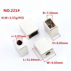 Glossy black/Bronze/White/Matte black/Gold/Platinum/Rose Gold-Alloy End Stopper Glossy black/Bronze/White/Matte black/Gold/Platinum/Rose Gold-Alloy End Stopper